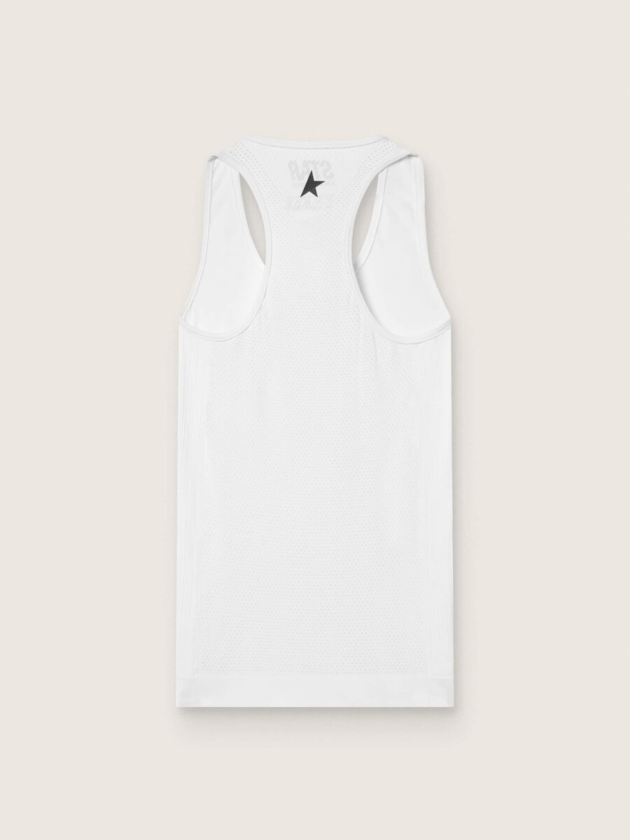 witte sporttanktop voor dames