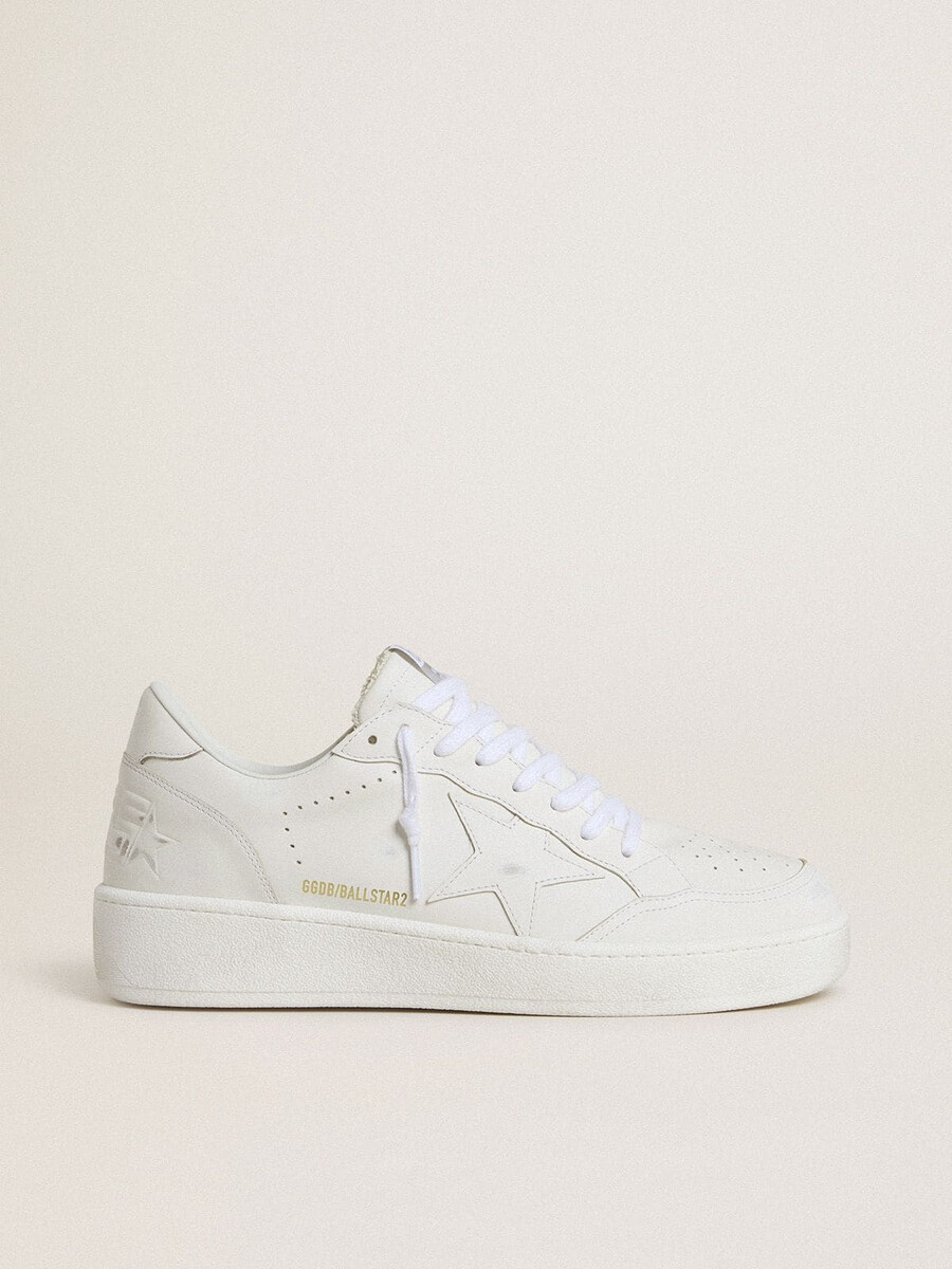 heren ball star met witte leren ster en hielstuk.