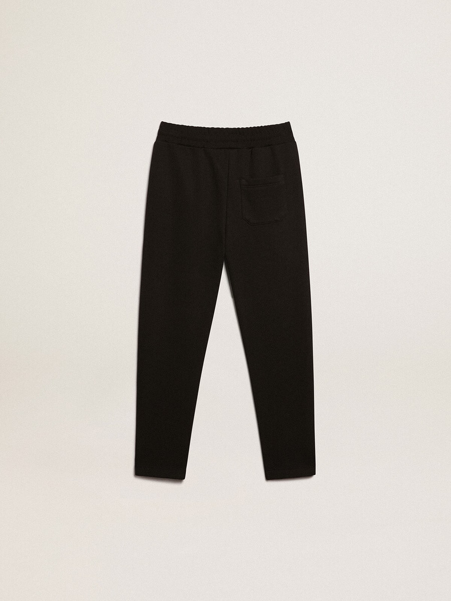 zwarte joggingbroek voor jongens met witte sterren
