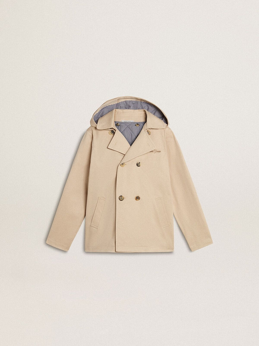 trenchcoat voor kinderen met uitneembaar binnenvest.