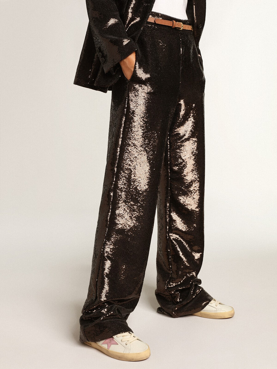 dames superster in wit nappaleer met roze metallic leren ster