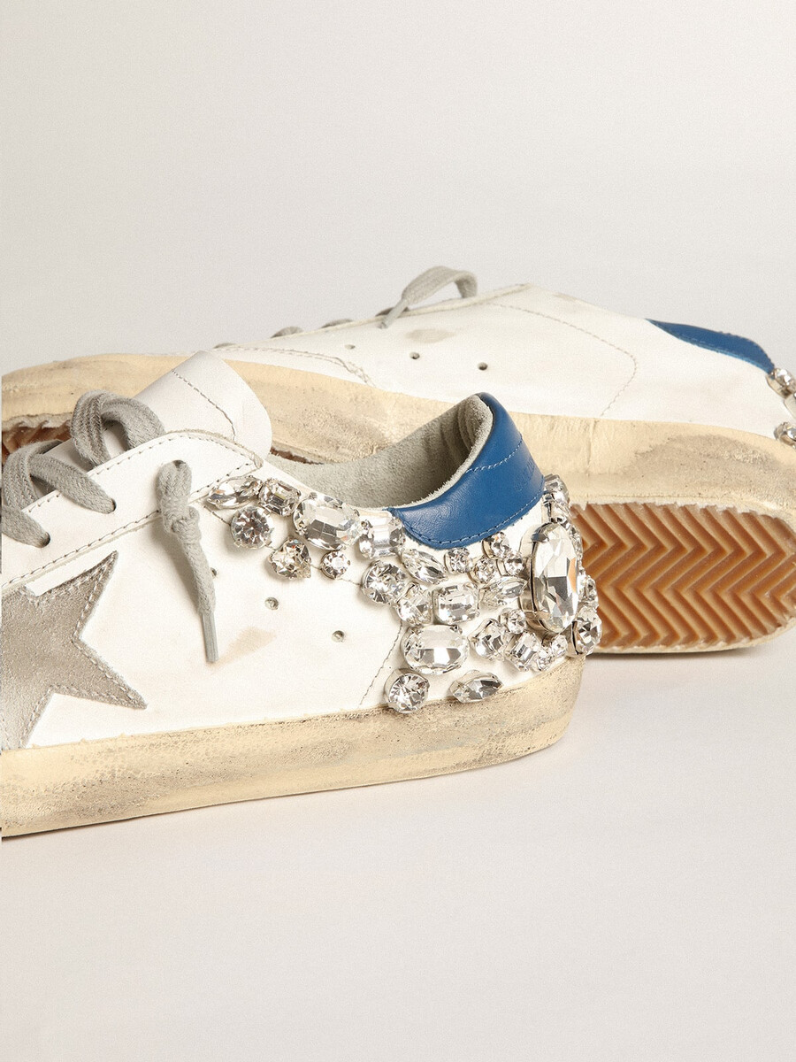 superster sneakers met strasssteentjes voor dames